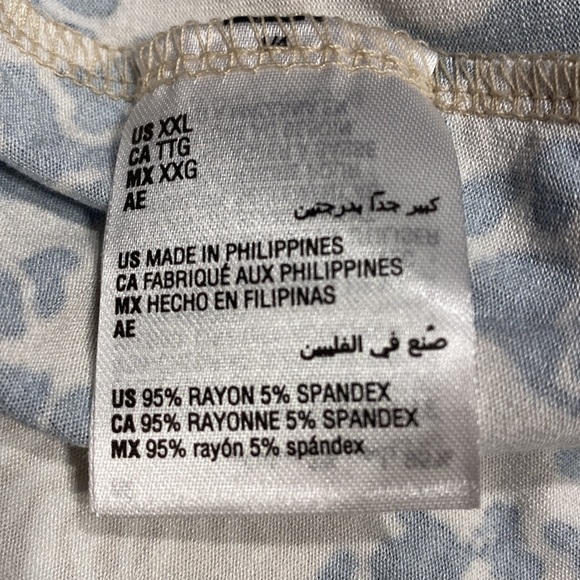 P womens JM Collection casual stretch 3/4 sleeve plus size top XXL. - Picture 4 of 4